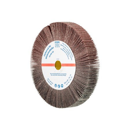 Pferd Tools 5" x 3/4" Unmounted Flap Wheel - 5/8-11 Thread, Aluminum Oxide 80 Grit 45764
